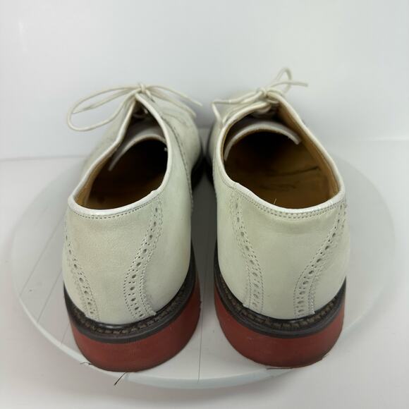 George Cox Barrie Ltd Oxford Shoes Men’s Size US 12 EU 44 Cream - Picture 6 of 10